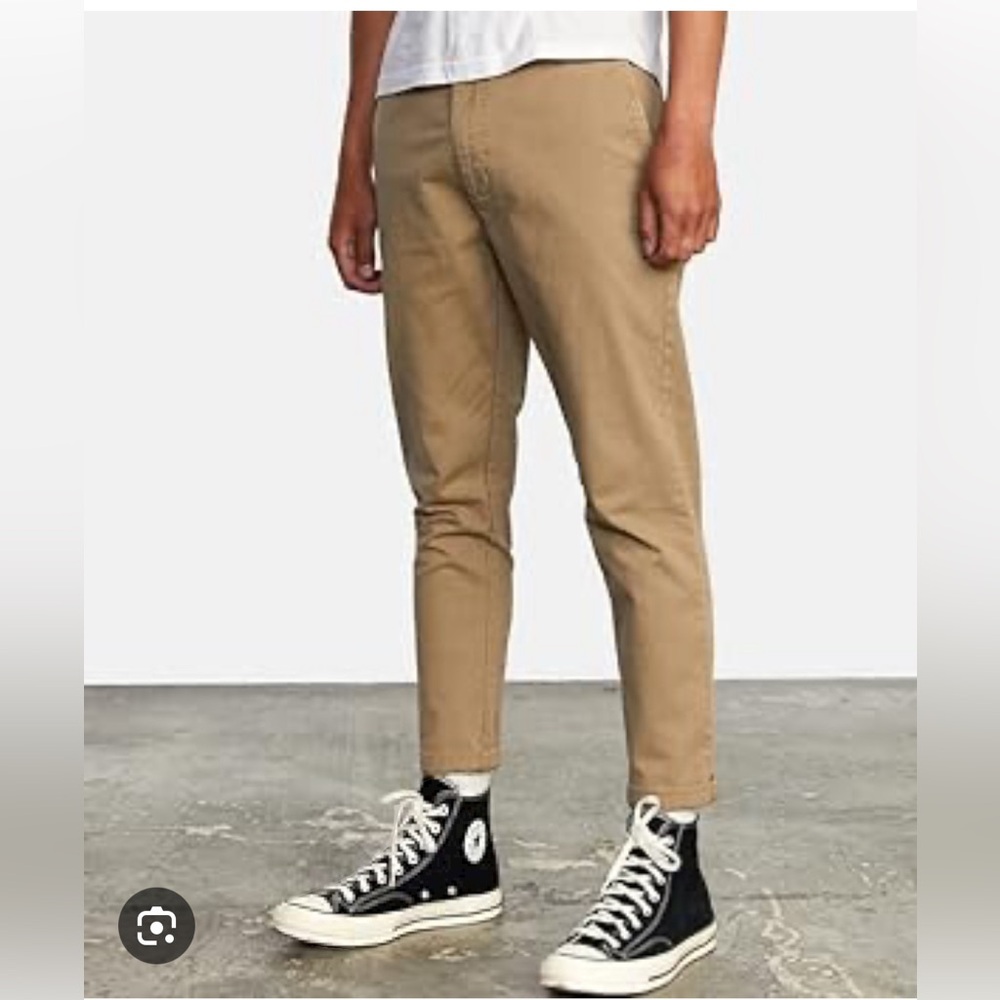 NWT men’s, RVCA, khaki, 30 waist
